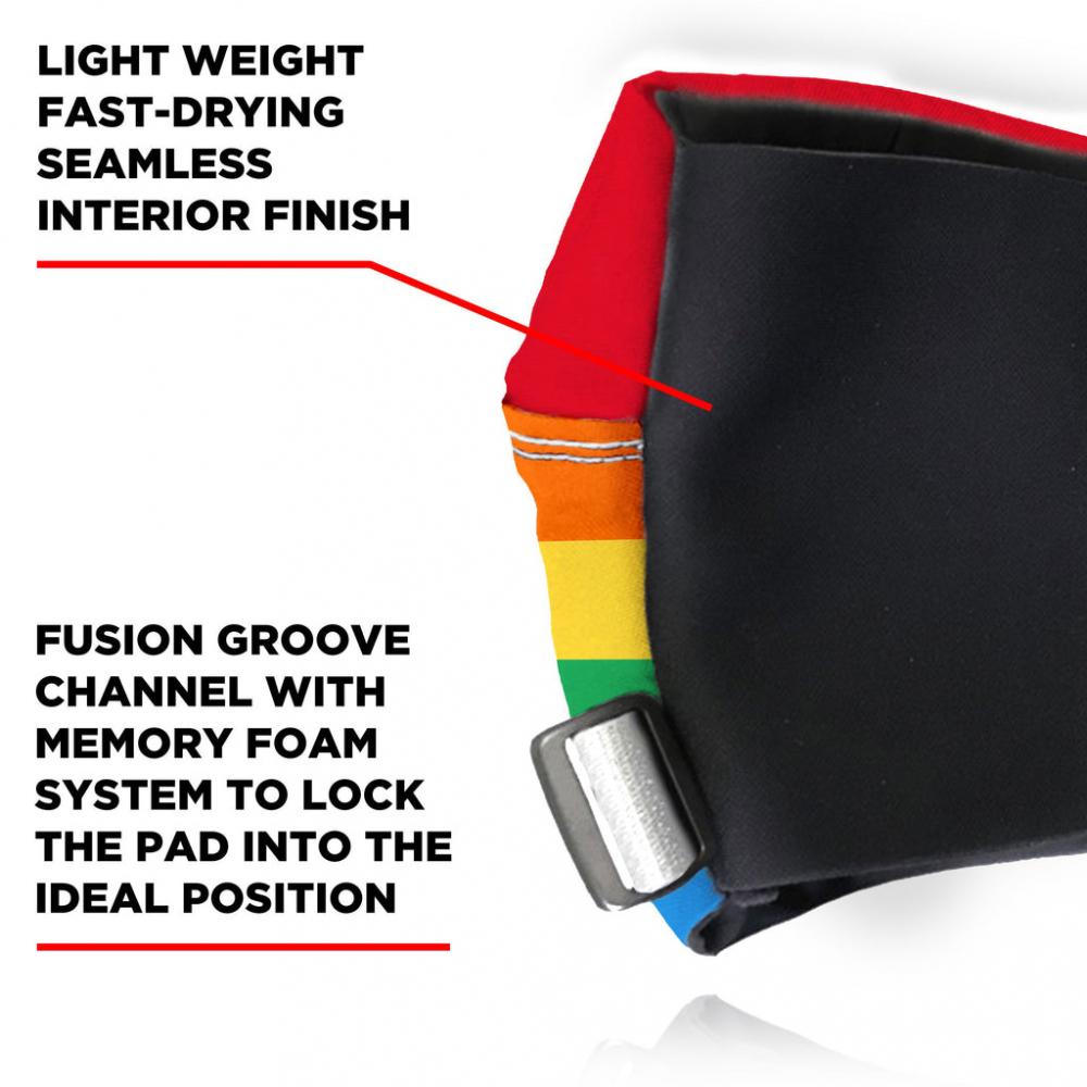 S ADULT 187 Killer Pads Slim Knee Pads Rainbow