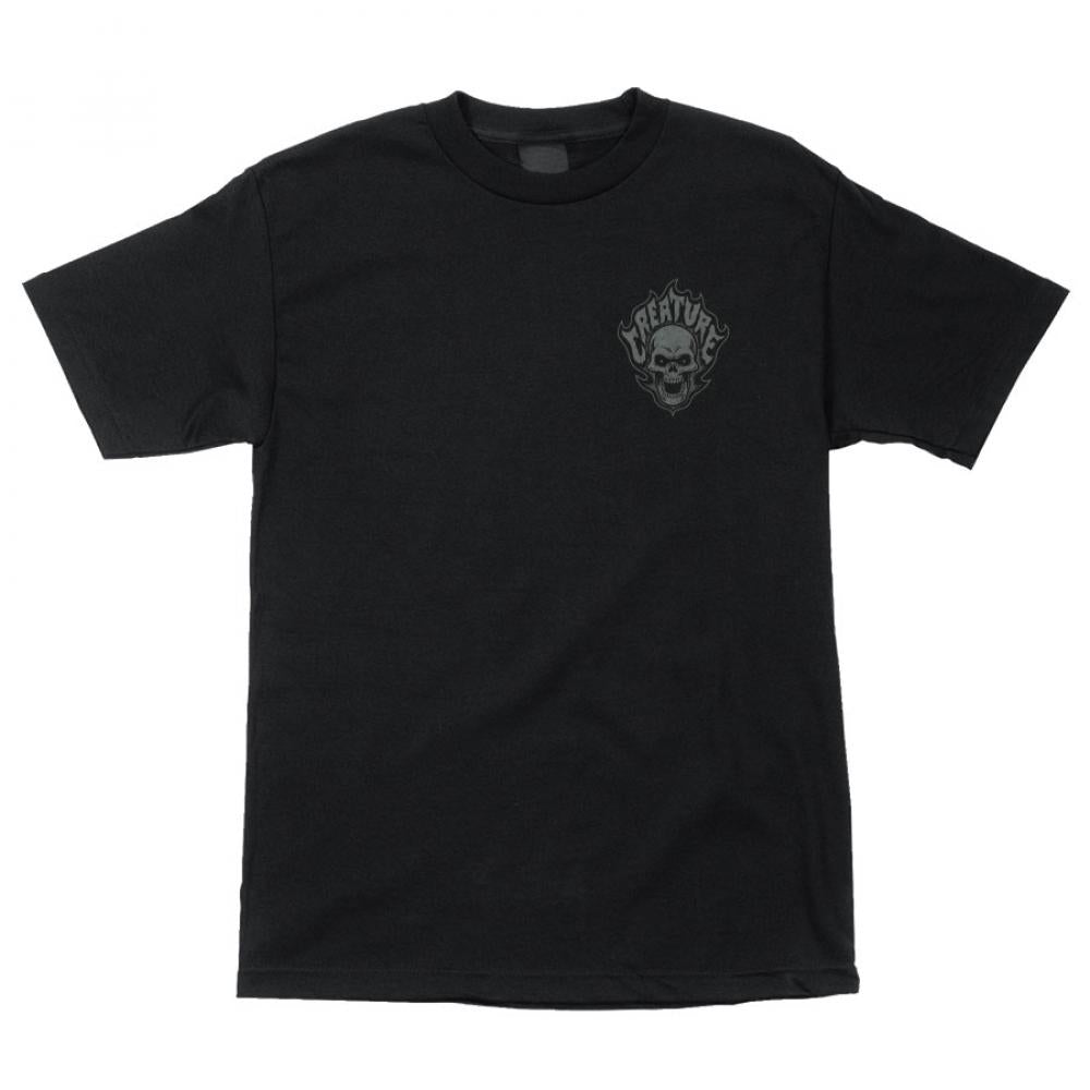 M ADULT Creature T-Shirt Bonehead Flame