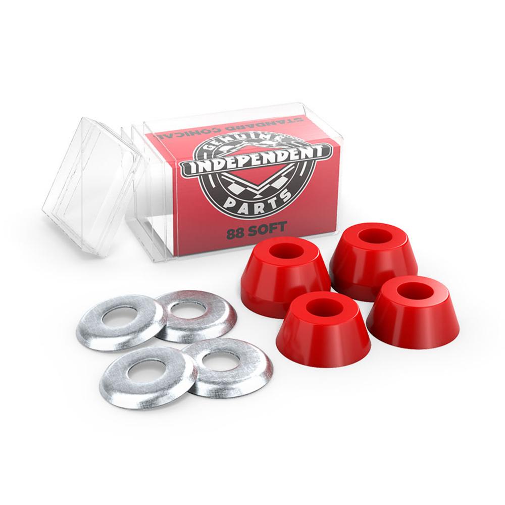 Indy Bushings (POP 4) Standard Conical Soft 88a Red
