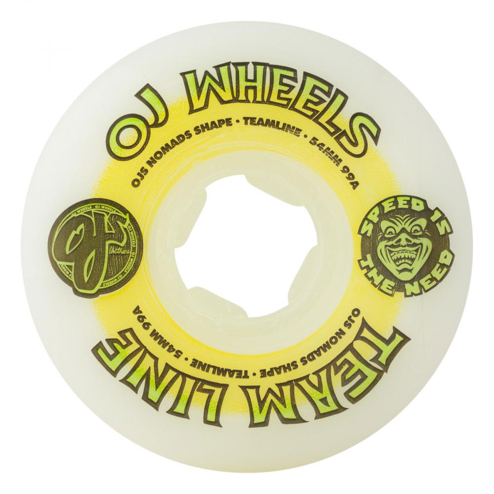 54 MM OJ Wheels Team Line Hardline 99a