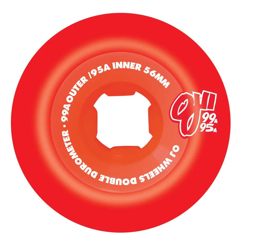 56 MM OJ Double Duro Wheels Double Duro 99a/95a