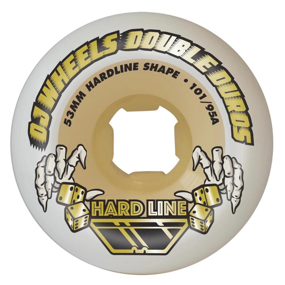 53 MM OJ Double Duro Wheels Hardline 101a/95a