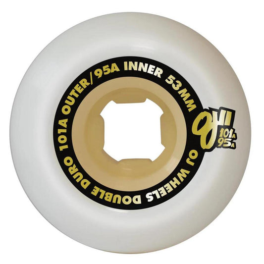 53 MM OJ Double Duro Wheels Hardline 101a/95a