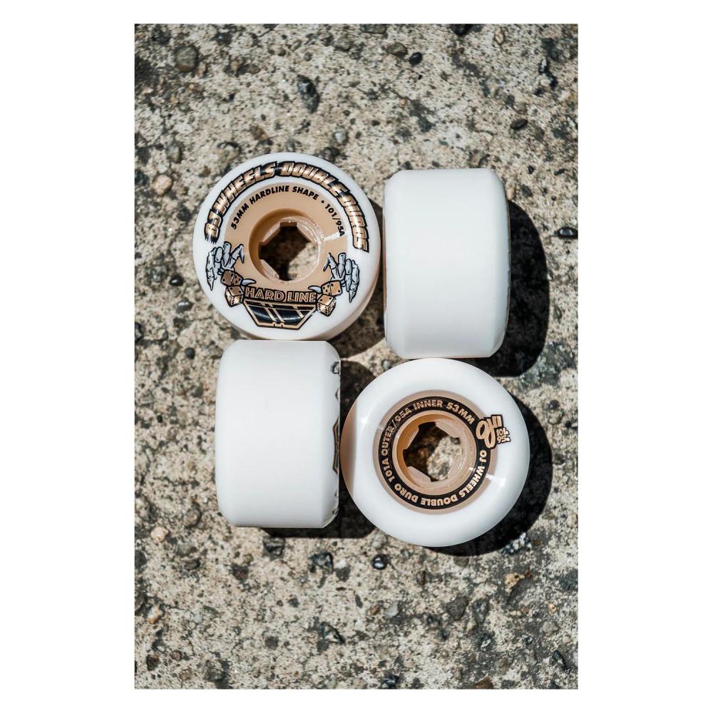 53 MM OJ Double Duro Wheels Hardline 101a/95a