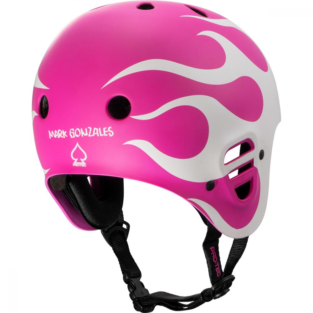 XL ADULT Pro-Tec Helmet Full Cut Cert Gonz Flame
