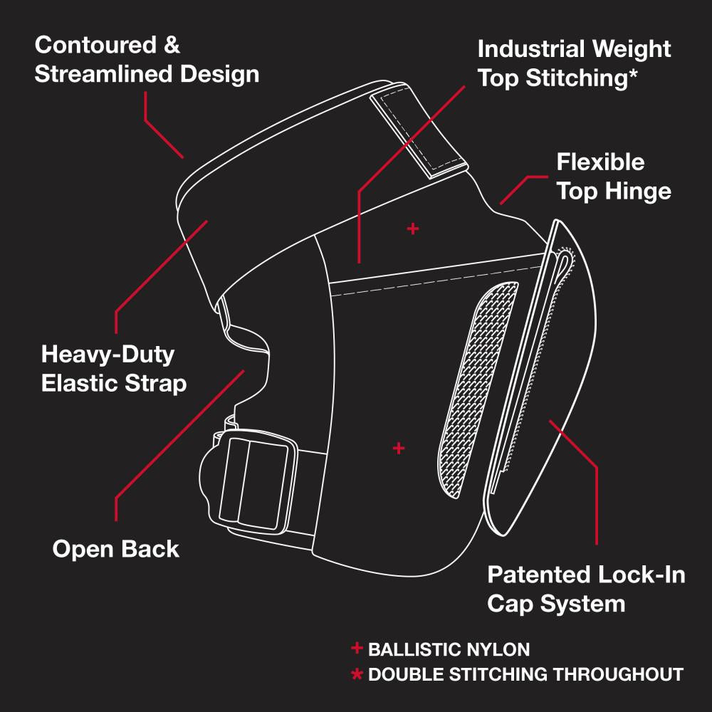 S ADULT Pro-Tec Pads Vert Knee Pad