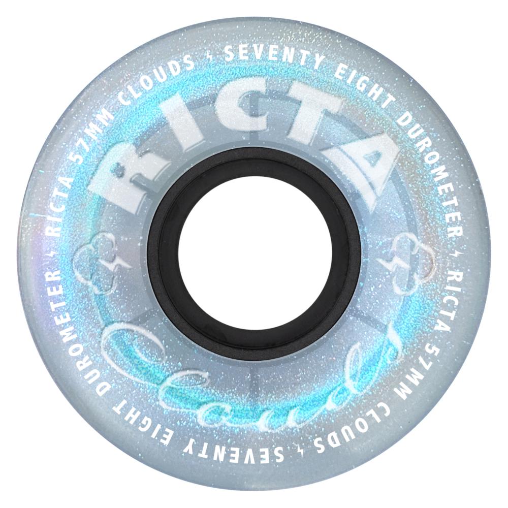 57 MM Ricta Wheels Iridescent Clouds 78a