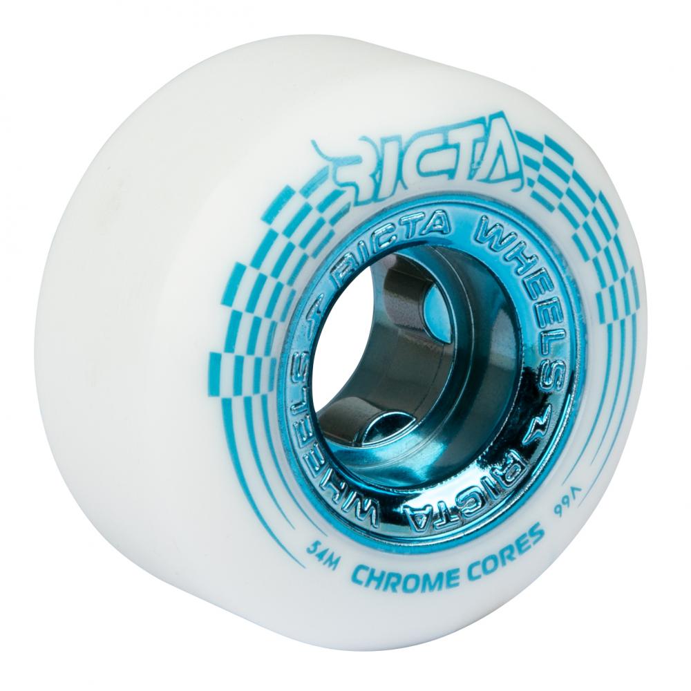 54 MM Ricta Wheels Chrome Core 99a