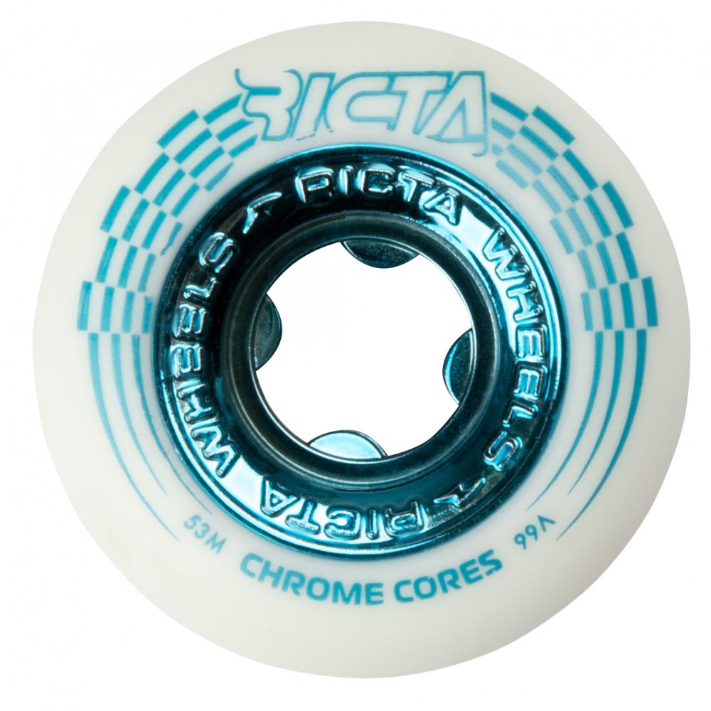53 MM Ricta Wheels Chrome Core 99a