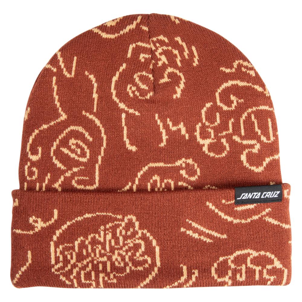 O/S ADULT Santa Cruz Beanie Contour Hand Repeat