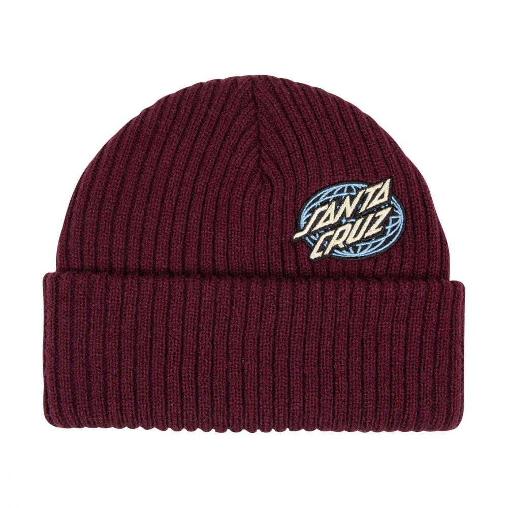 O/S ADULT Santa Cruz Beanie Global Oval Dot Beanie