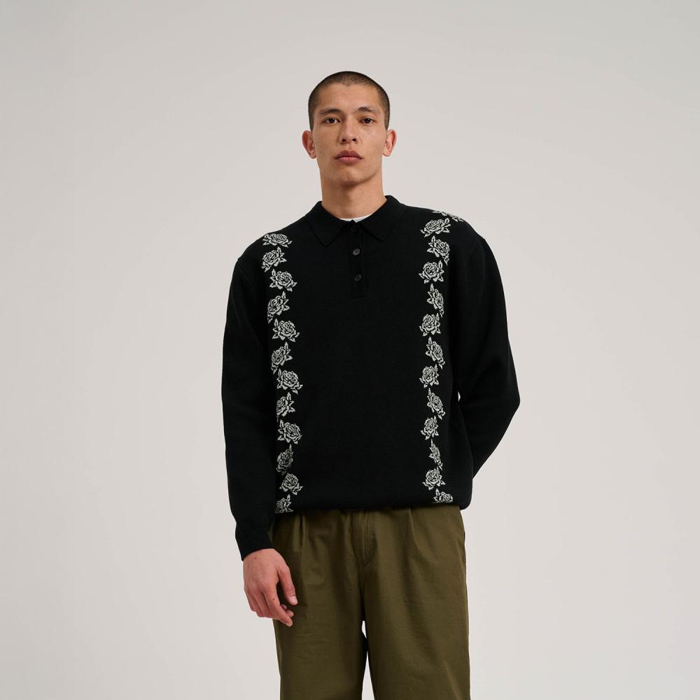 M ADULT Santa Cruz Knit Crew Donnie Polo Knit Crew