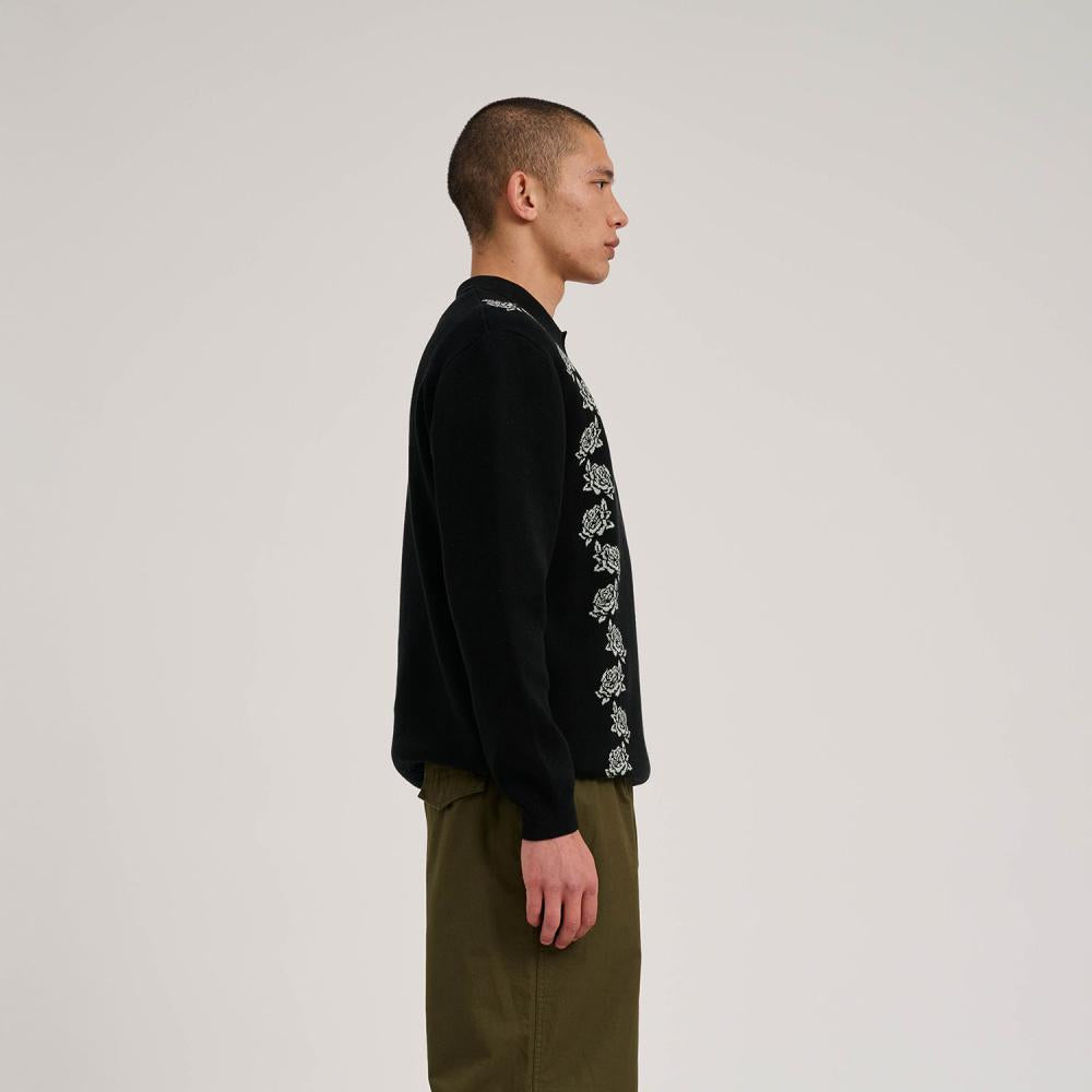 L ADULT Santa Cruz Knit Crew Donnie Polo Knit Crew