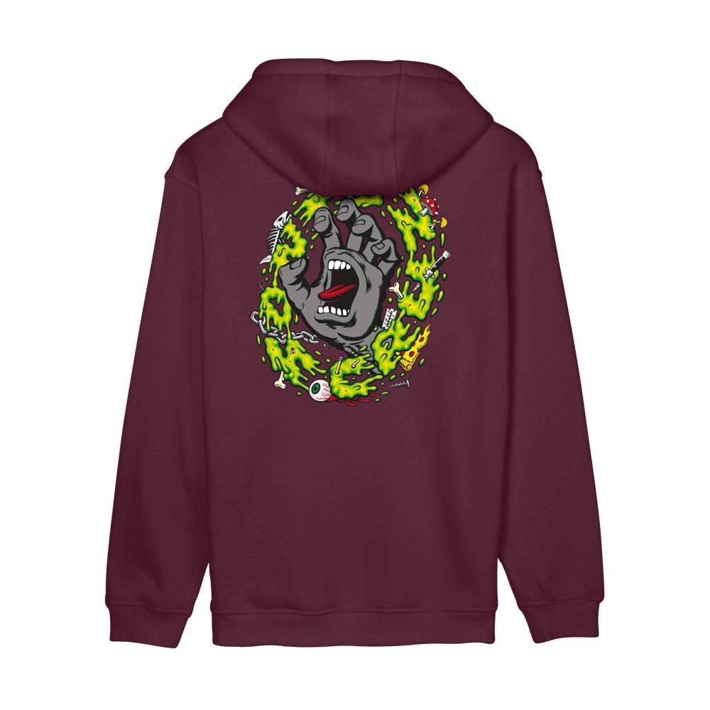 M ADULT Santa Cruz Hood Slime Scream Hood