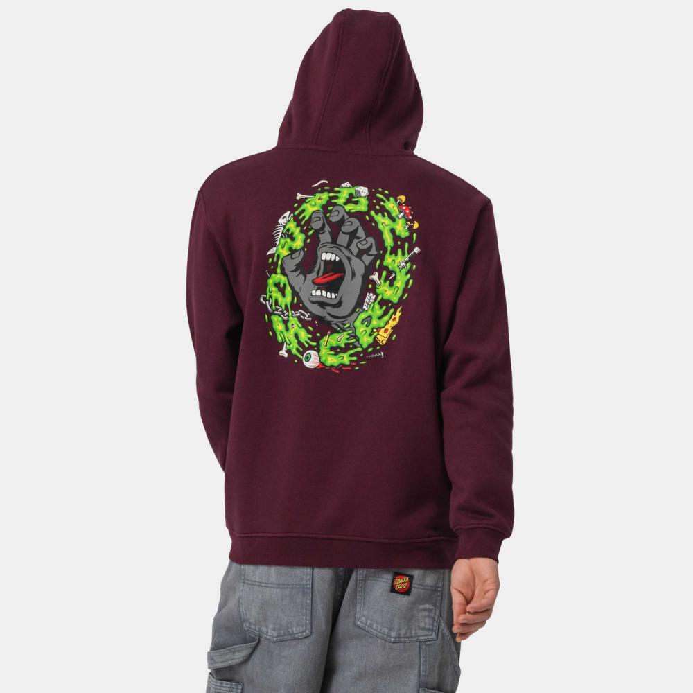 M ADULT Santa Cruz Hood Slime Scream Hood