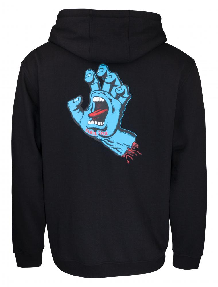 S ADULT Santa Cruz Hood Screaming Hand Chest Hood