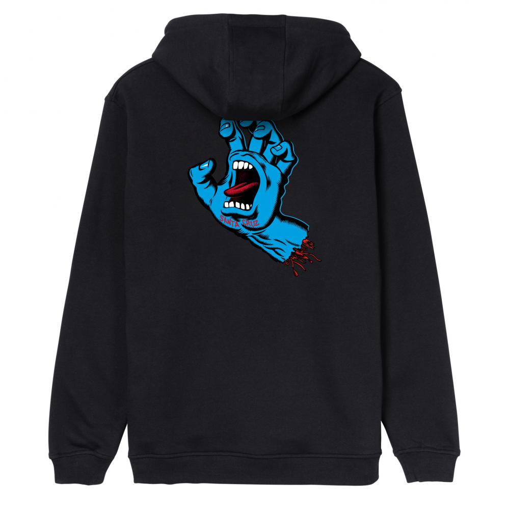 S ADULT Santa Cruz Hood Screaming Hand Chest Hood