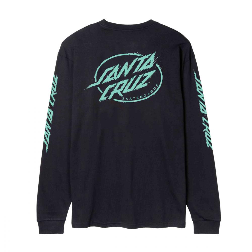 S ADULT Santa Cruz Longsleeve T-Shirt Cyber Dot LS T-Shirt