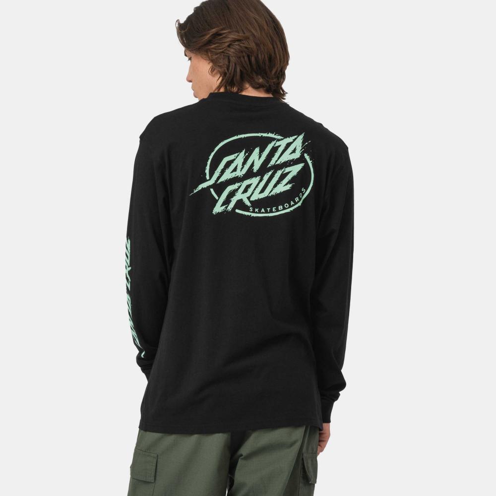 S ADULT Santa Cruz Longsleeve T-Shirt Cyber Dot LS T-Shirt