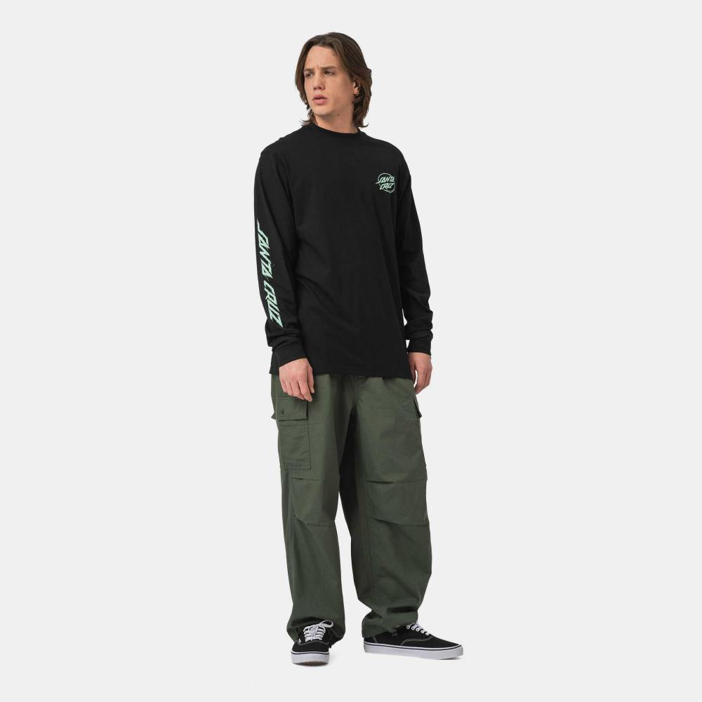 S ADULT Santa Cruz Longsleeve T-Shirt Cyber Dot LS T-Shirt