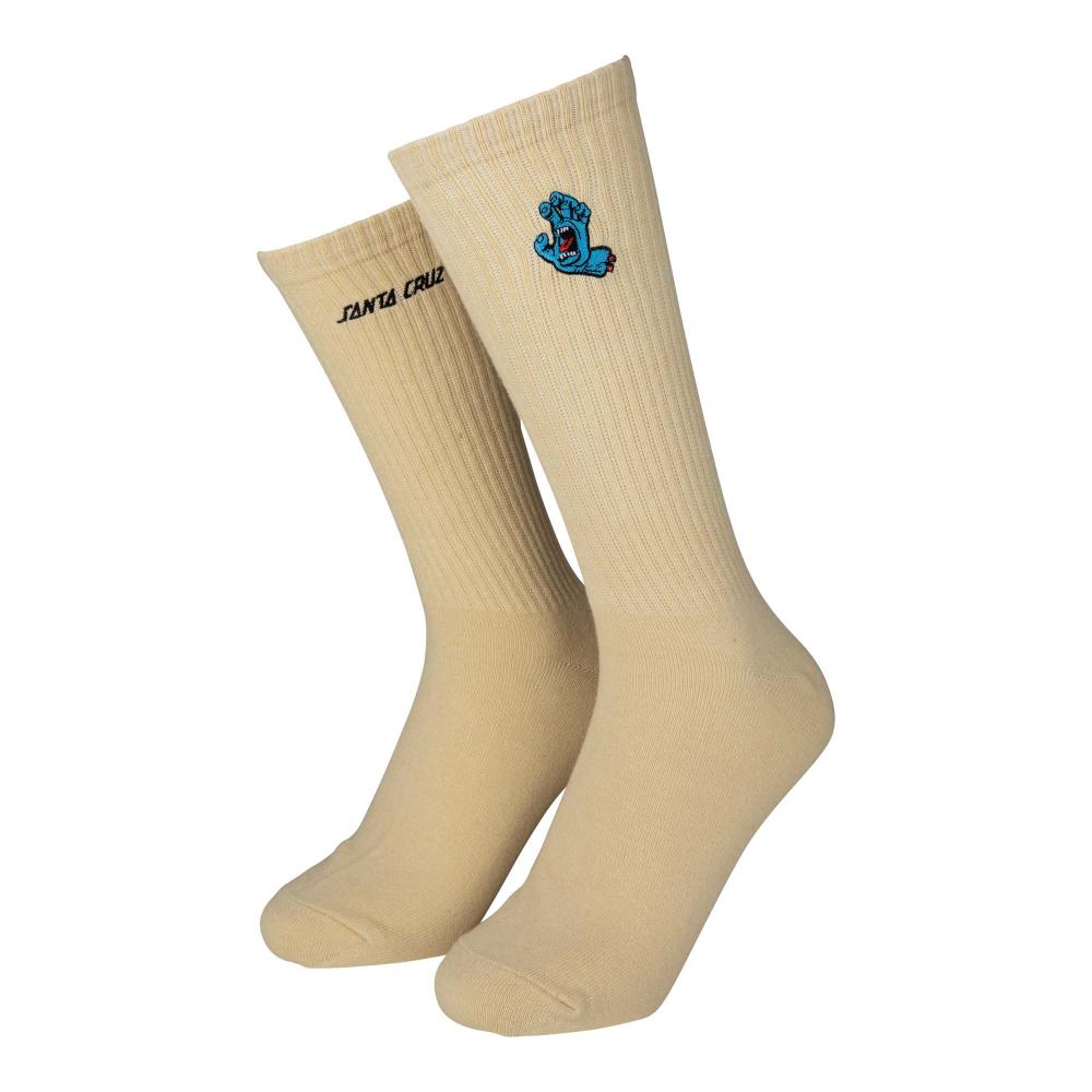 8‑11 ADULT Santa Cruz Socks Screaming Mini Hand Sock