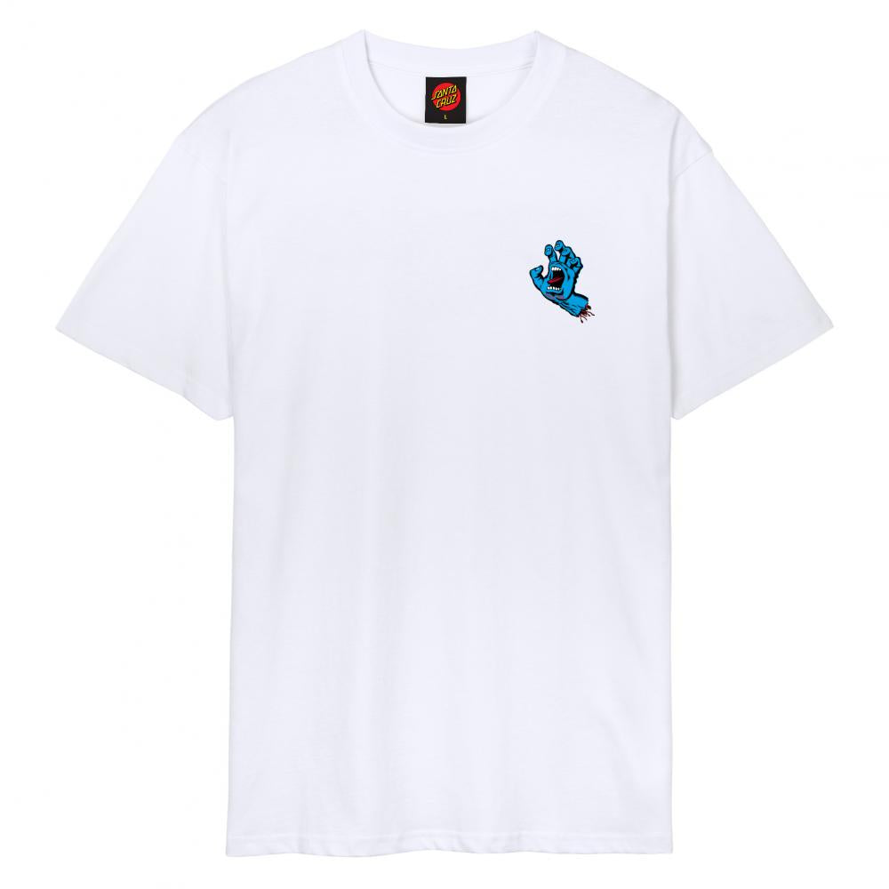 M ADULT Santa Cruz T-Shirt Screaming Hand Chest T-Shirt