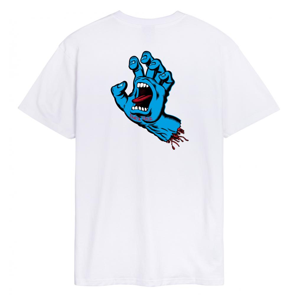 M ADULT Santa Cruz T-Shirt Screaming Hand Chest T-Shirt