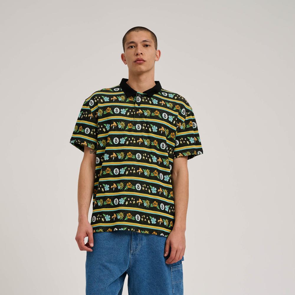 M ADULT Santa Cruz Top Winkowski Trip Stripe Polo