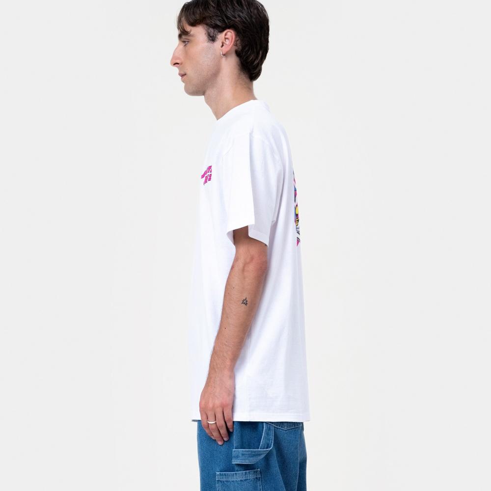 M ADULT Santa Cruz T-Shirt Grabke All Around Stack