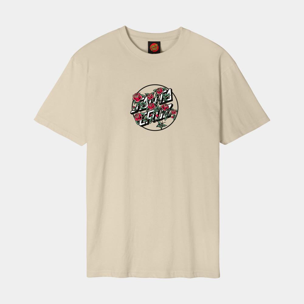 M ADULT Santa Cruz T-Shirt Flash Stacked Dot Front Tee