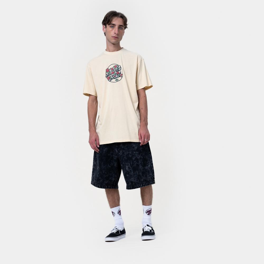 M ADULT Santa Cruz T-Shirt Flash Stacked Dot Front Tee