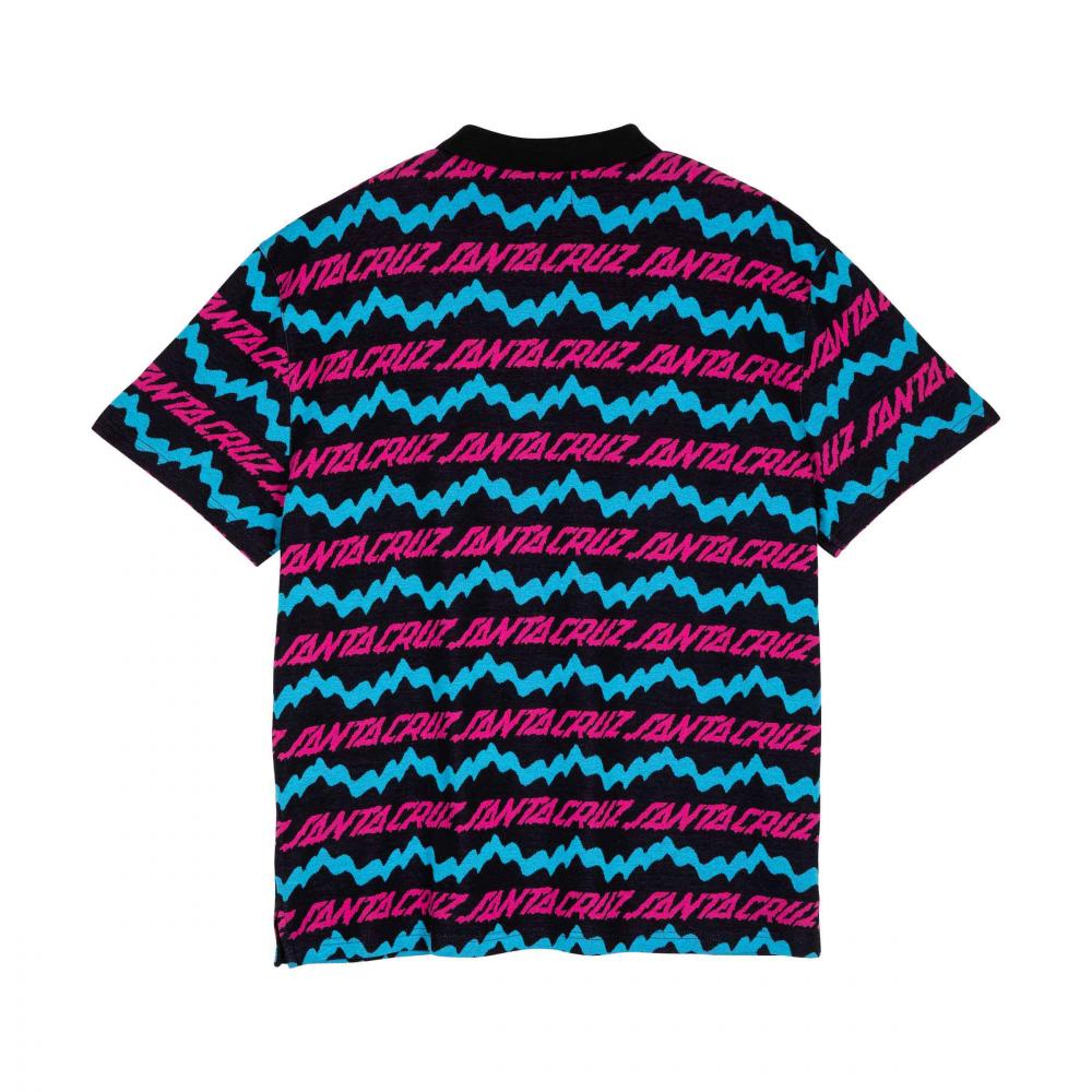 L ADULT Santa Cruz Shortsleeve Polo Slime Drip Polo