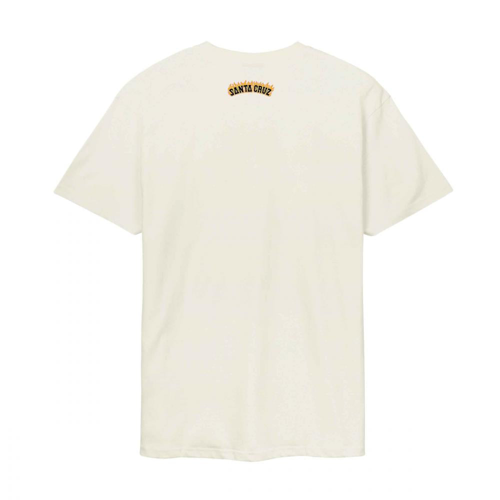 S ADULT Santa Cruz T-Shirt Burnt Bone Hand T-Shirt