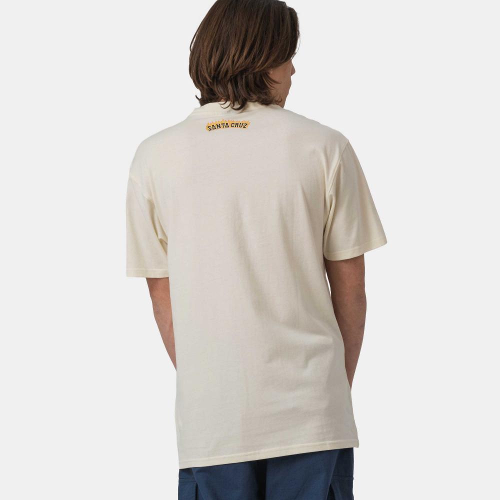 S ADULT Santa Cruz T-Shirt Burnt Bone Hand T-Shirt