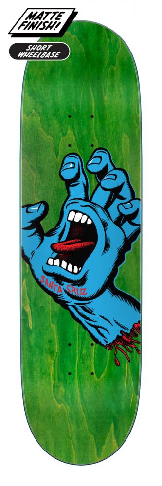 8.80IN Santa Cruz Deck Screaming Hand