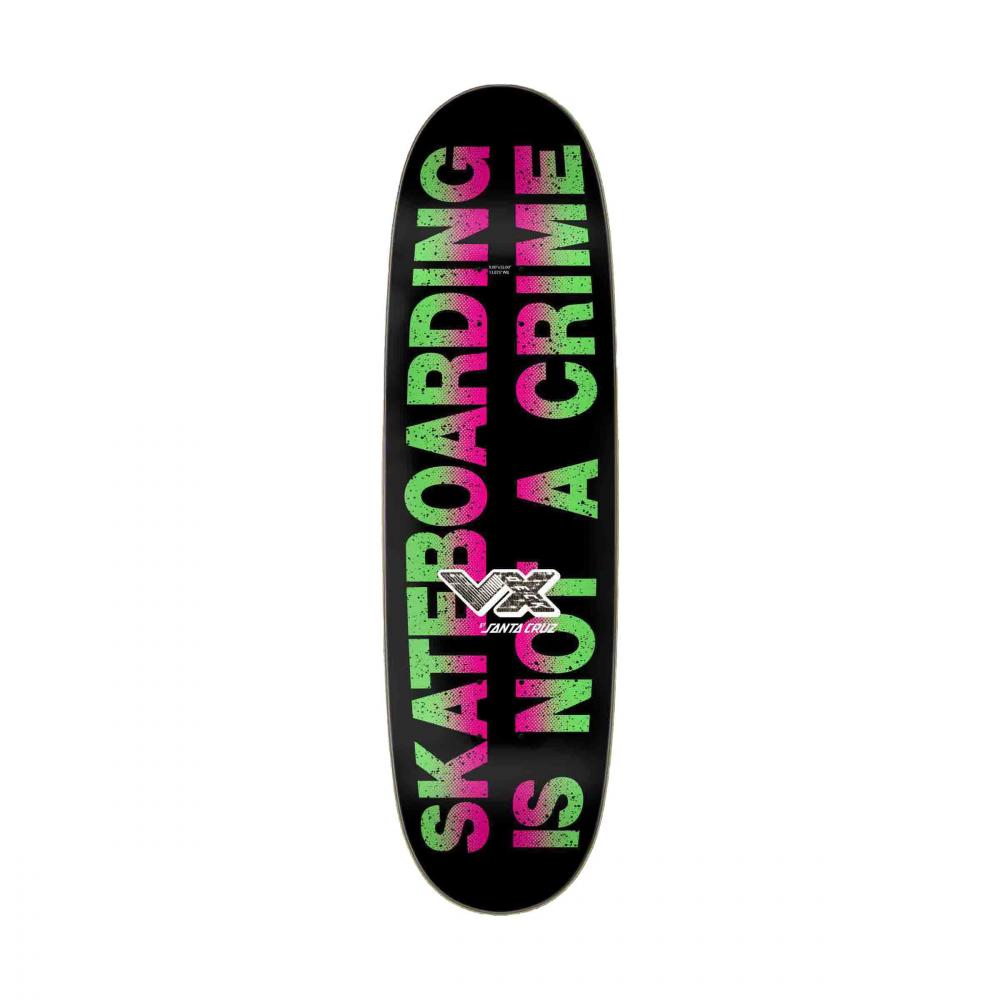 9IN Santa Cruz VX Deck Kendall Street Art Collage