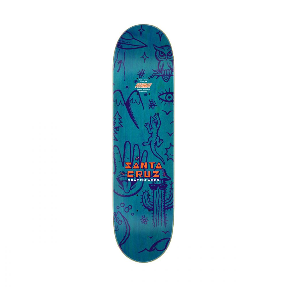 7.75IN Santa Cruz Team Deck Deck Tripper FeelBase