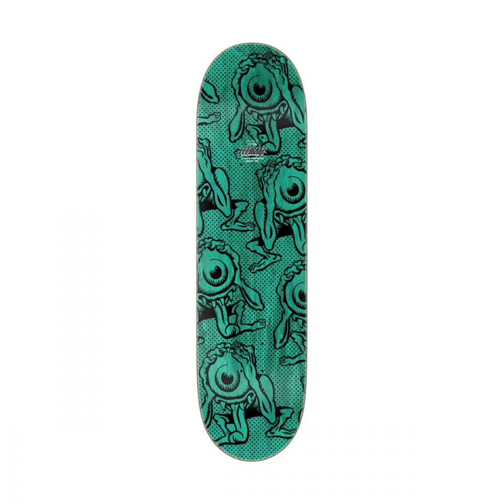 8IN Santa Cruz Team Deck Eyegore Prismatic FeelBase