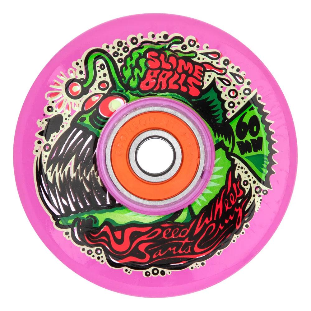 60 MM Slime Balls Wheels Angler Light Ups OG Slime 78a
