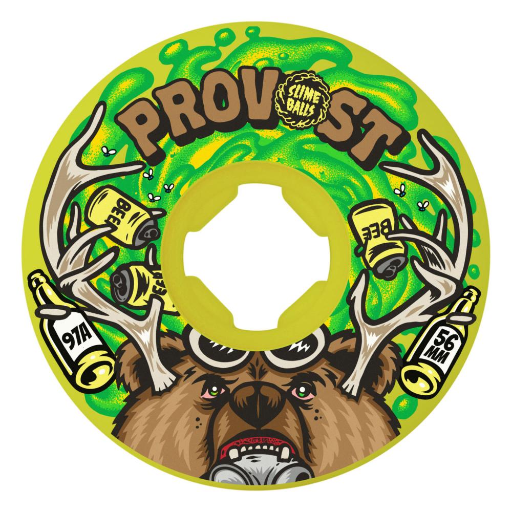 56 MM Slime Balls Wheels Collin Provost Beer Guest