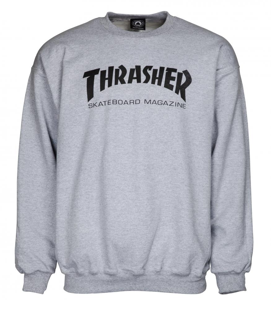 L ADULT Thrasher Crew Skate Mag