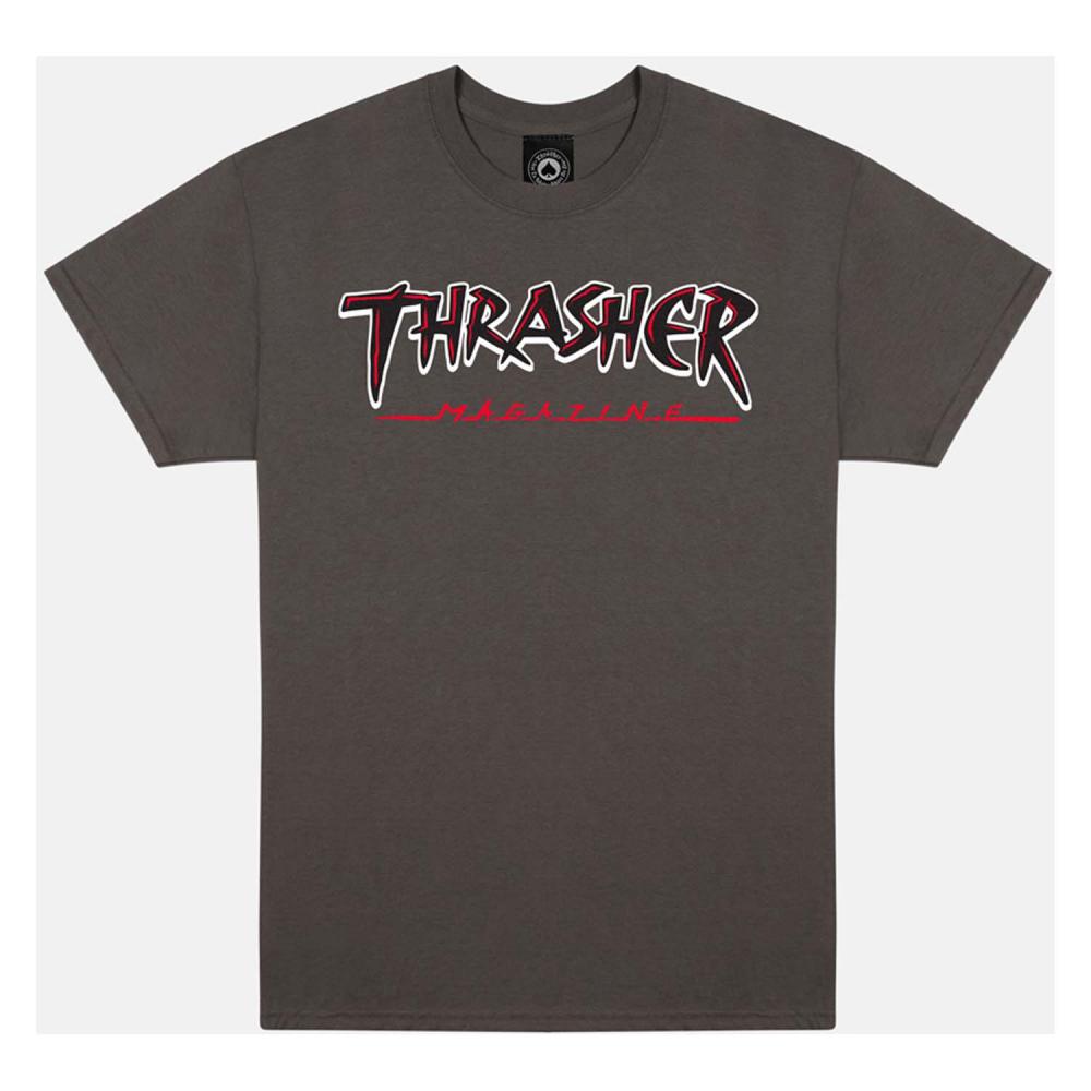 L ADULT Thrasher T-Shirt Slash