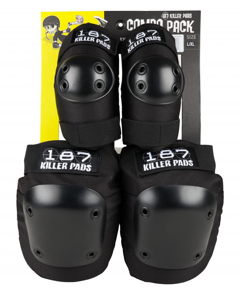 L/XL ADULT 187 Killer Pads Combo Pack Knee & Elbow