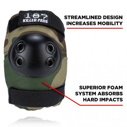 S/M ADULT 187 Killer Pads Combo Pack Knee & Elbow