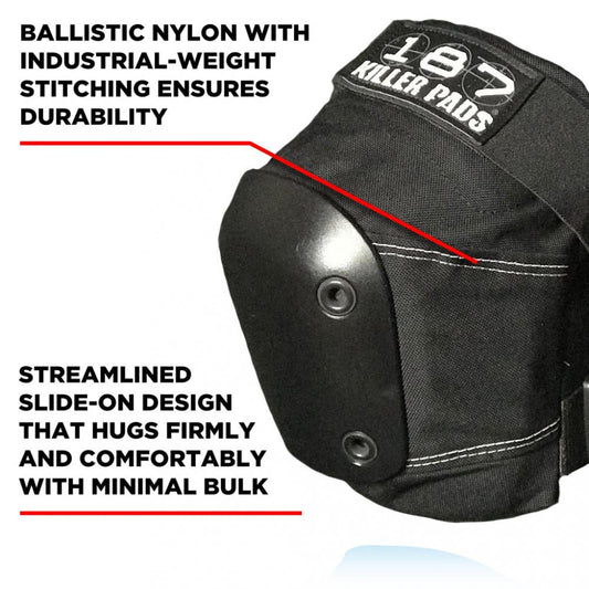 M ADULT 187 Killer Pads Slim Knee Pads