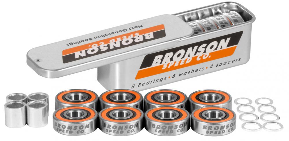 8 MM Bronson Speed Co. Bearings G3 (Pack of 8)