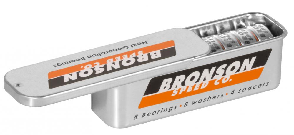 8 MM Bronson Speed Co. Bearings G3 (Pack of 8)