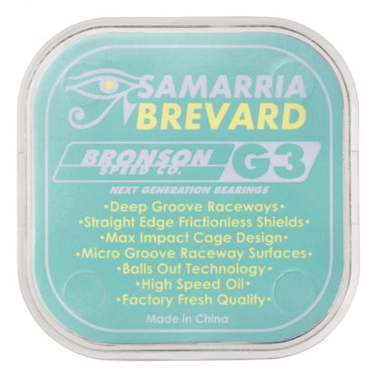 8 MM Bronson Speed Co. Bearings Samaria Brevard Pro G3