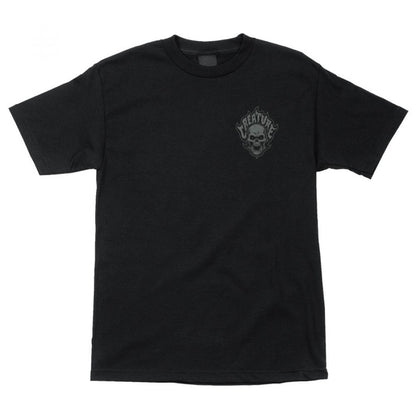 M ADULT Creature T-Shirt Bonehead Flame