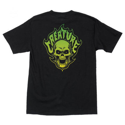 M ADULT Creature T-Shirt Bonehead Flame